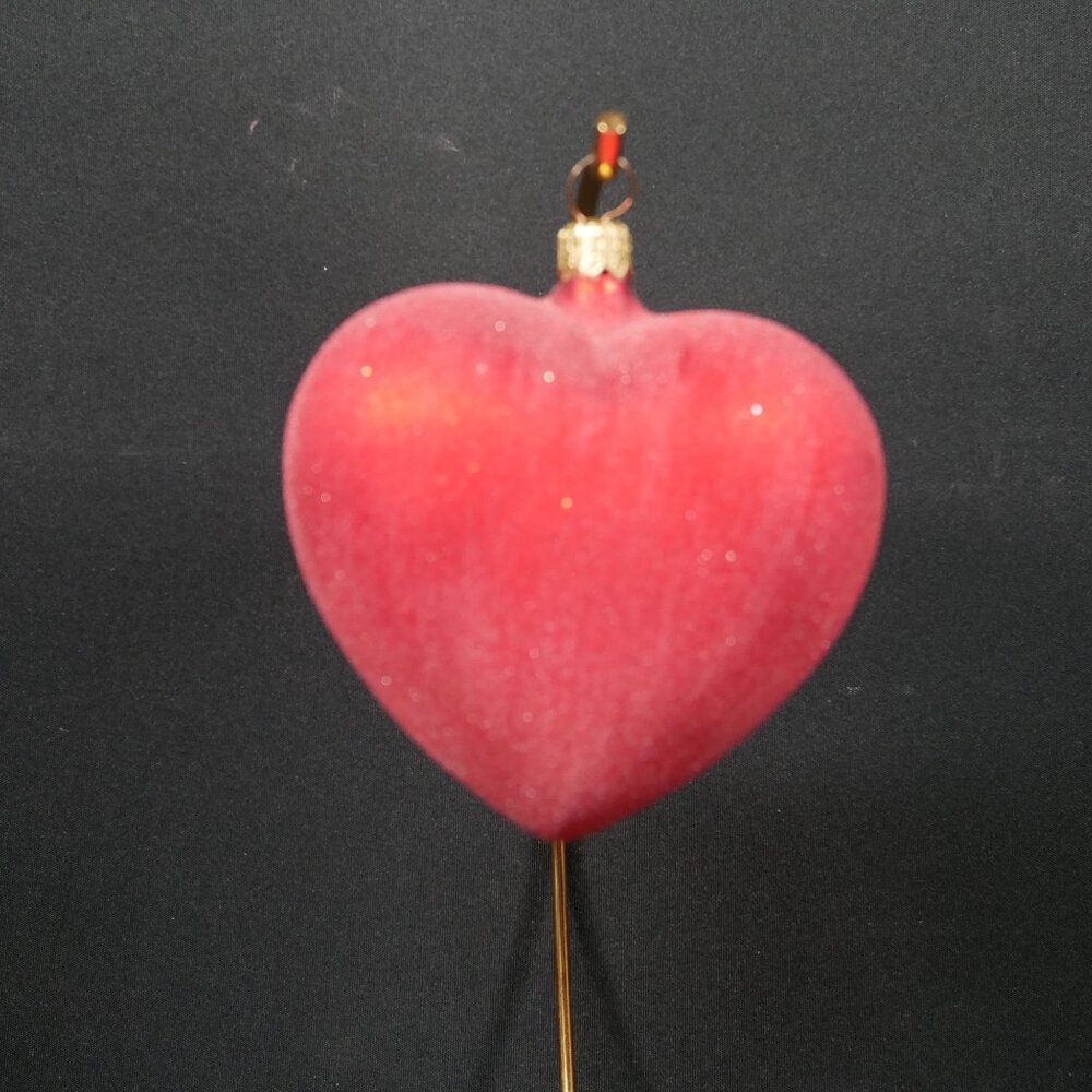Christopher Radko "All Heart" Red Glass Ornament 1996 VTG Rare 96-100-1